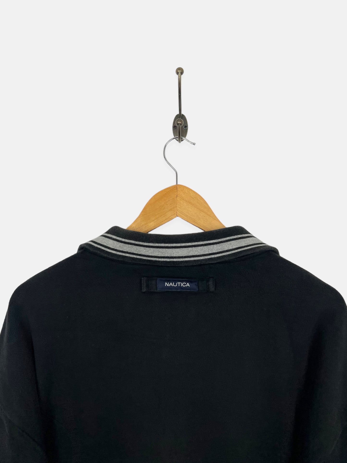 90's Nautica Embroidered Vintage Quarterzip Sweatshirt Size 2-3XL