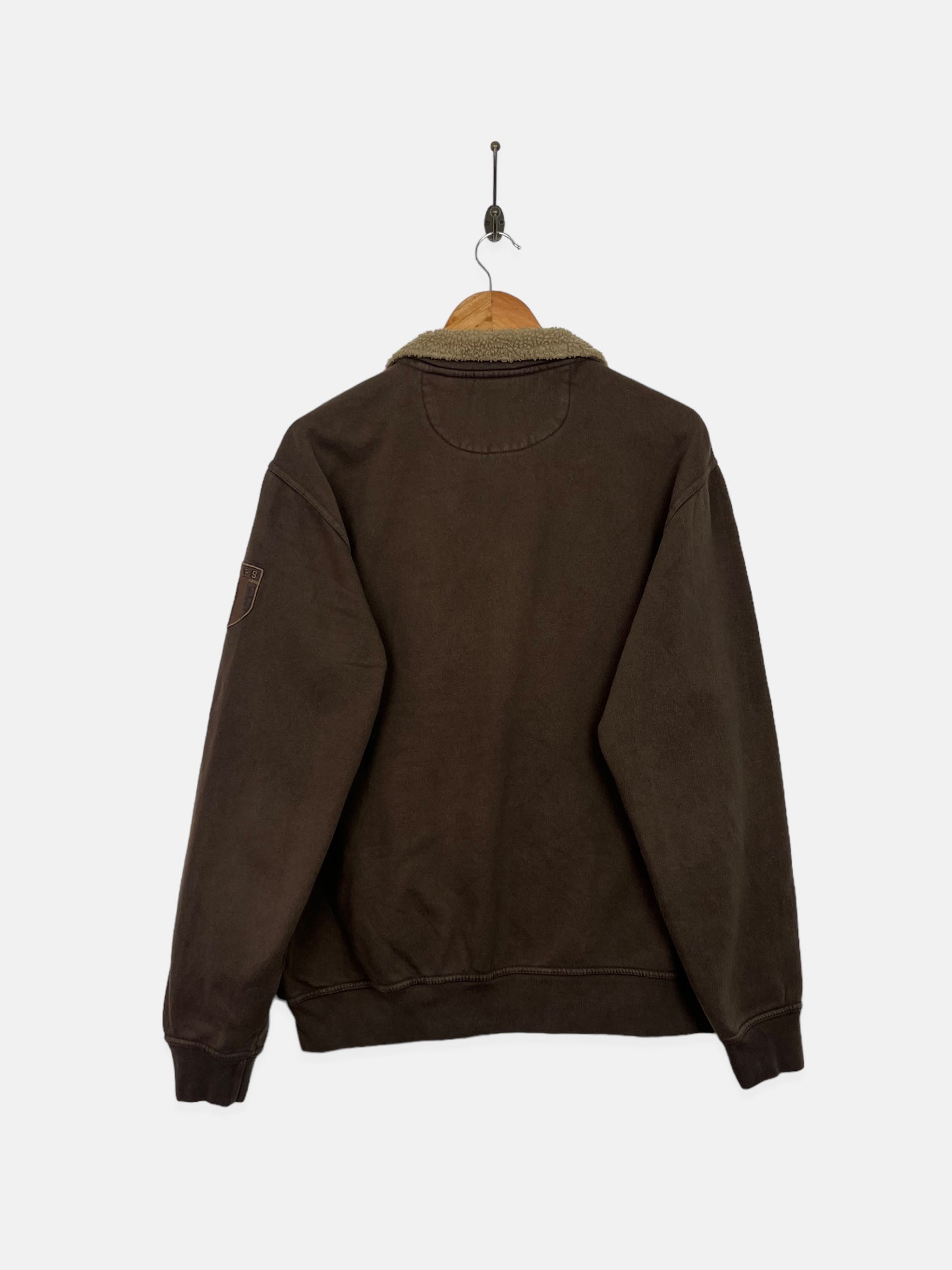 90's Chaps Embroidered Vintage Zip-Up Sweatshirt/Jacket Size M