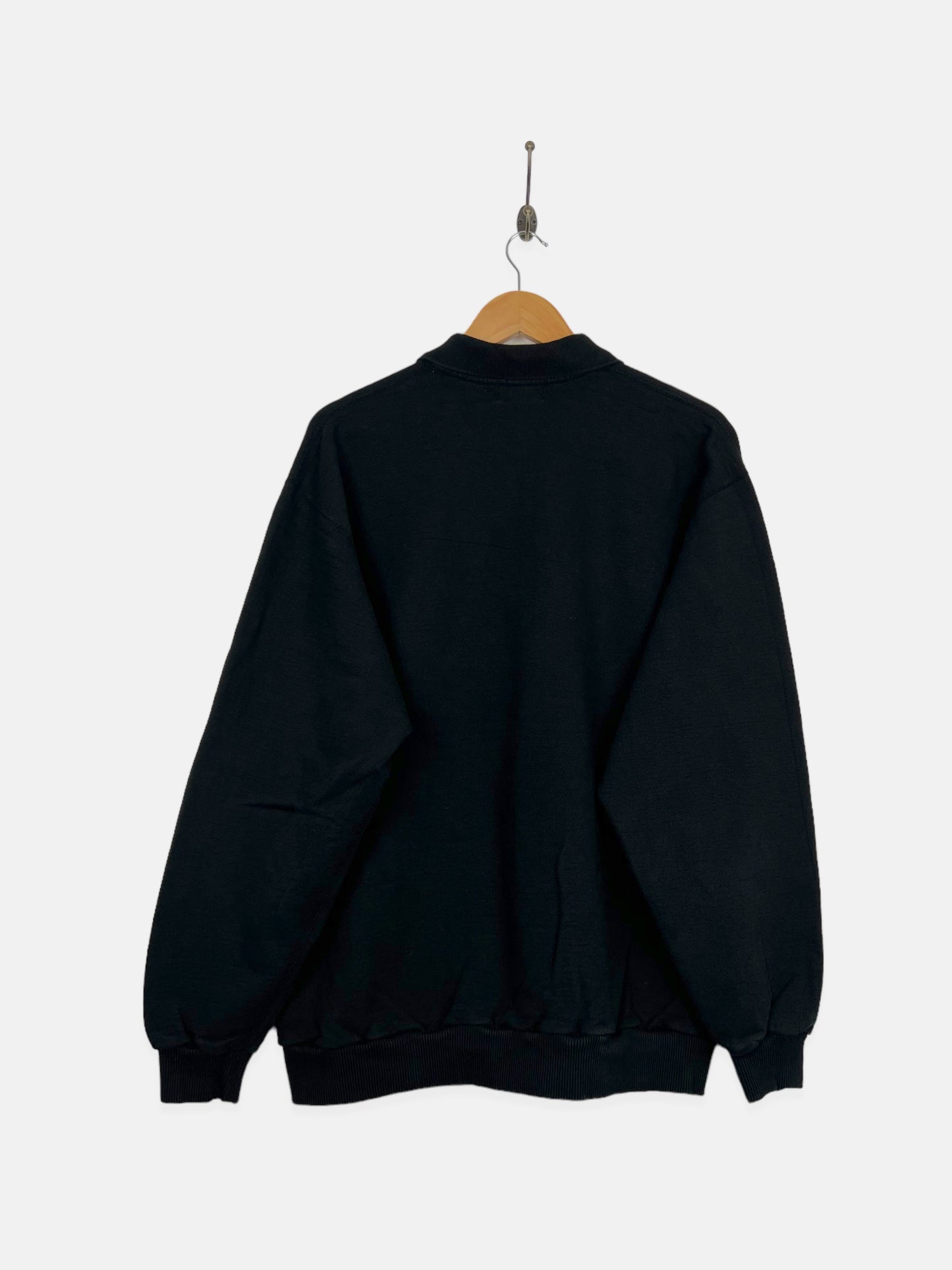 90's The Empress Canada Made Embroidered Vintage Collared Sweatshirt Size XL