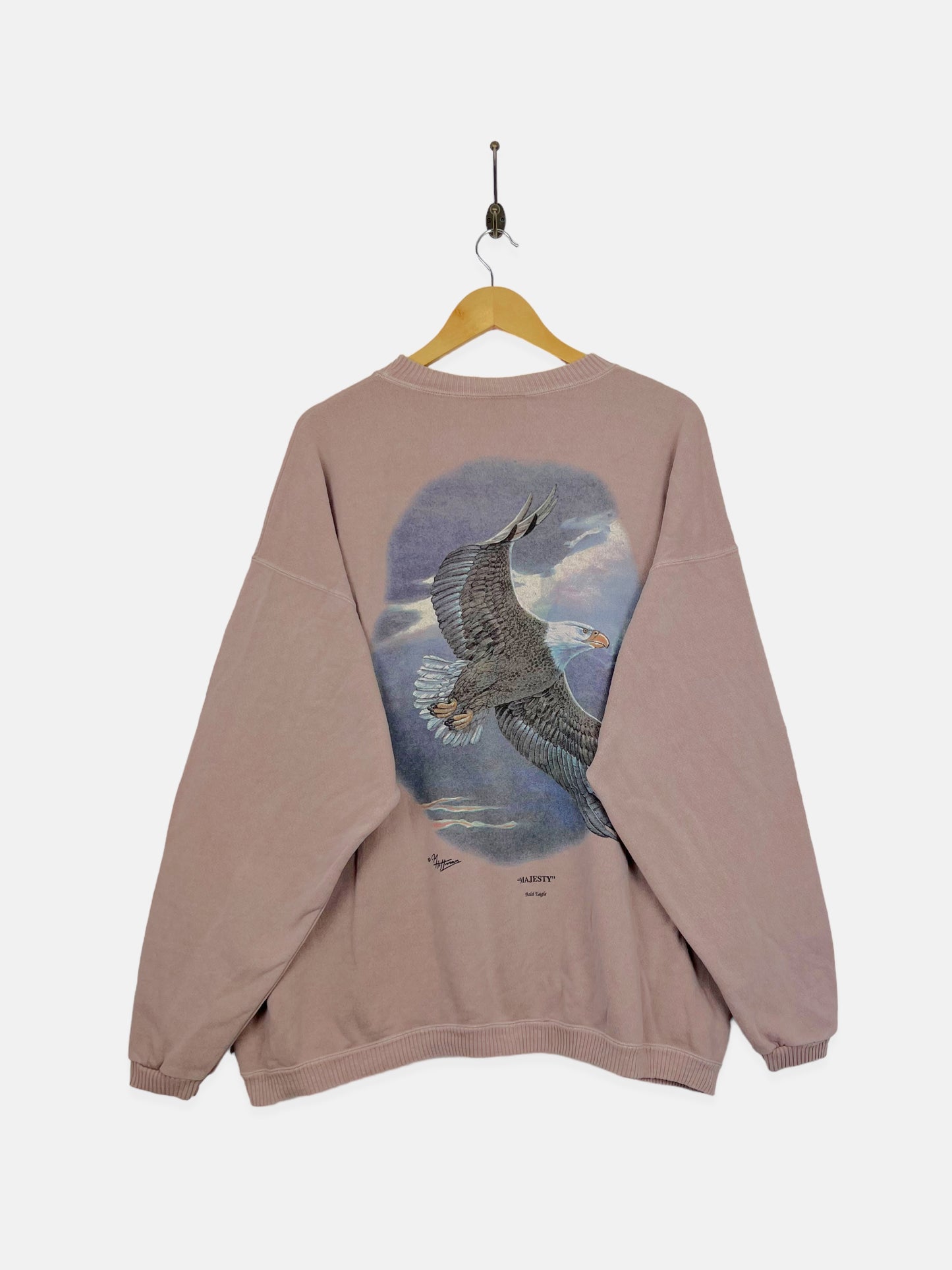 90's Earth Tones Environmental Artwear USA Made Vintage Sweatshirt Size XL-2XL