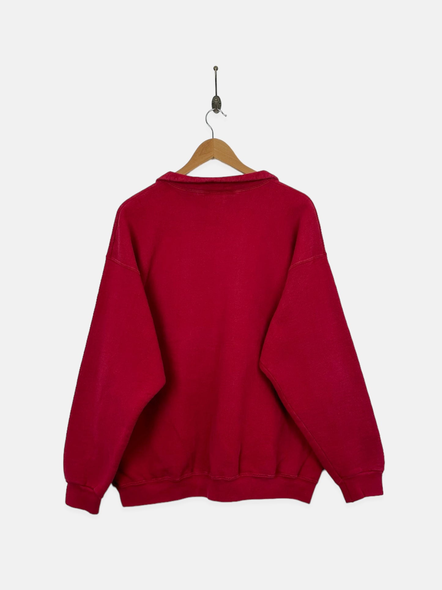 90's Adidas USA Made Vintage Quarterzip Sweatshirt Size M