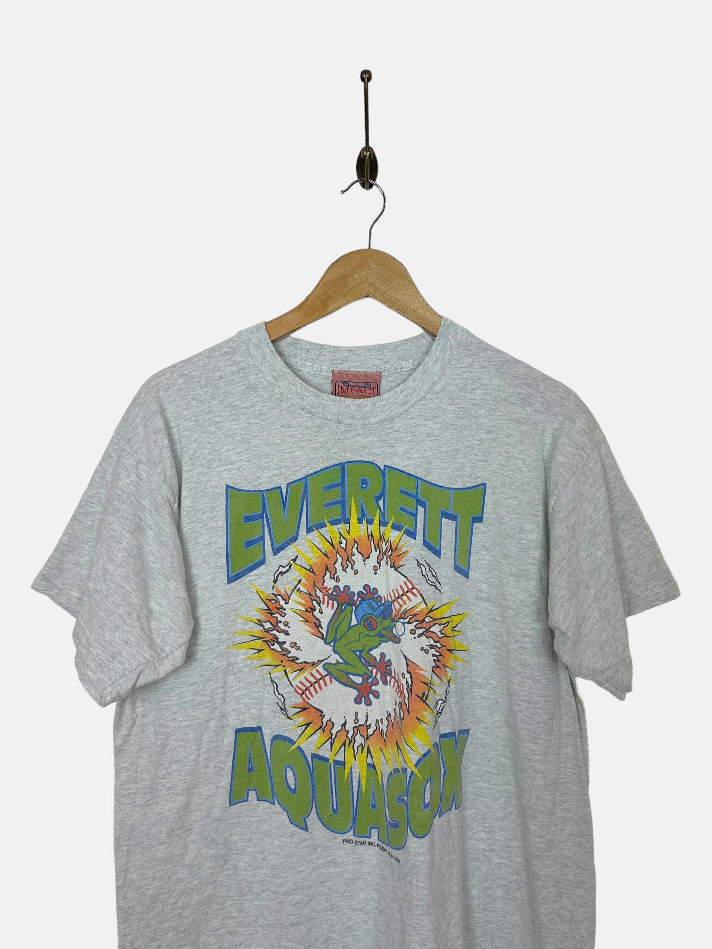 1995 Everett AquaSox Minor League Baseball USA Made Vintage T-Shirt Size 10