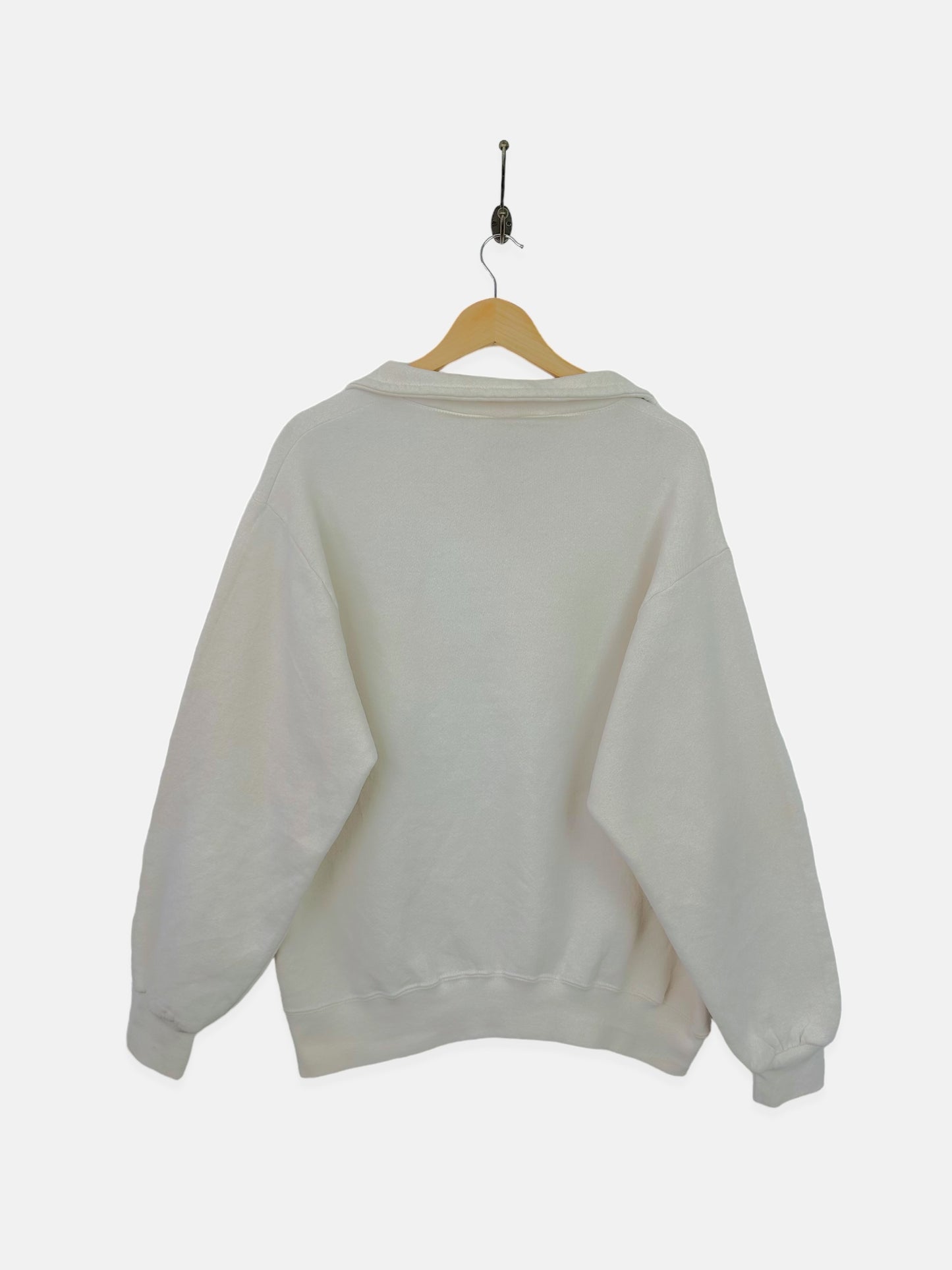 90's Green Bay Packers NFL Embroidered Vintage Quarterzip Sweatshirt Size 12-14