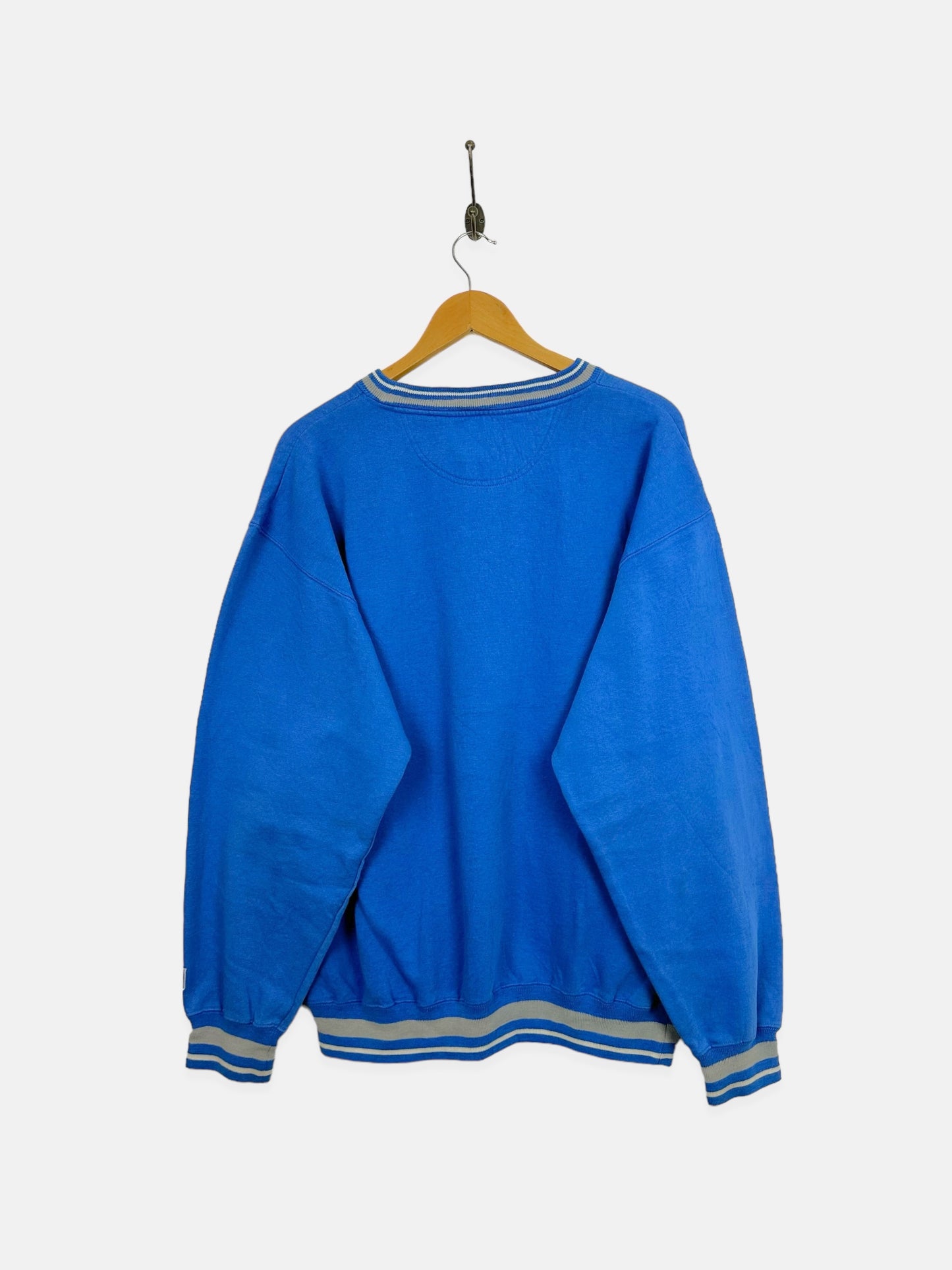 90's Detroit Lions NFL Embroidered Vintage Sweatshirt Size XL