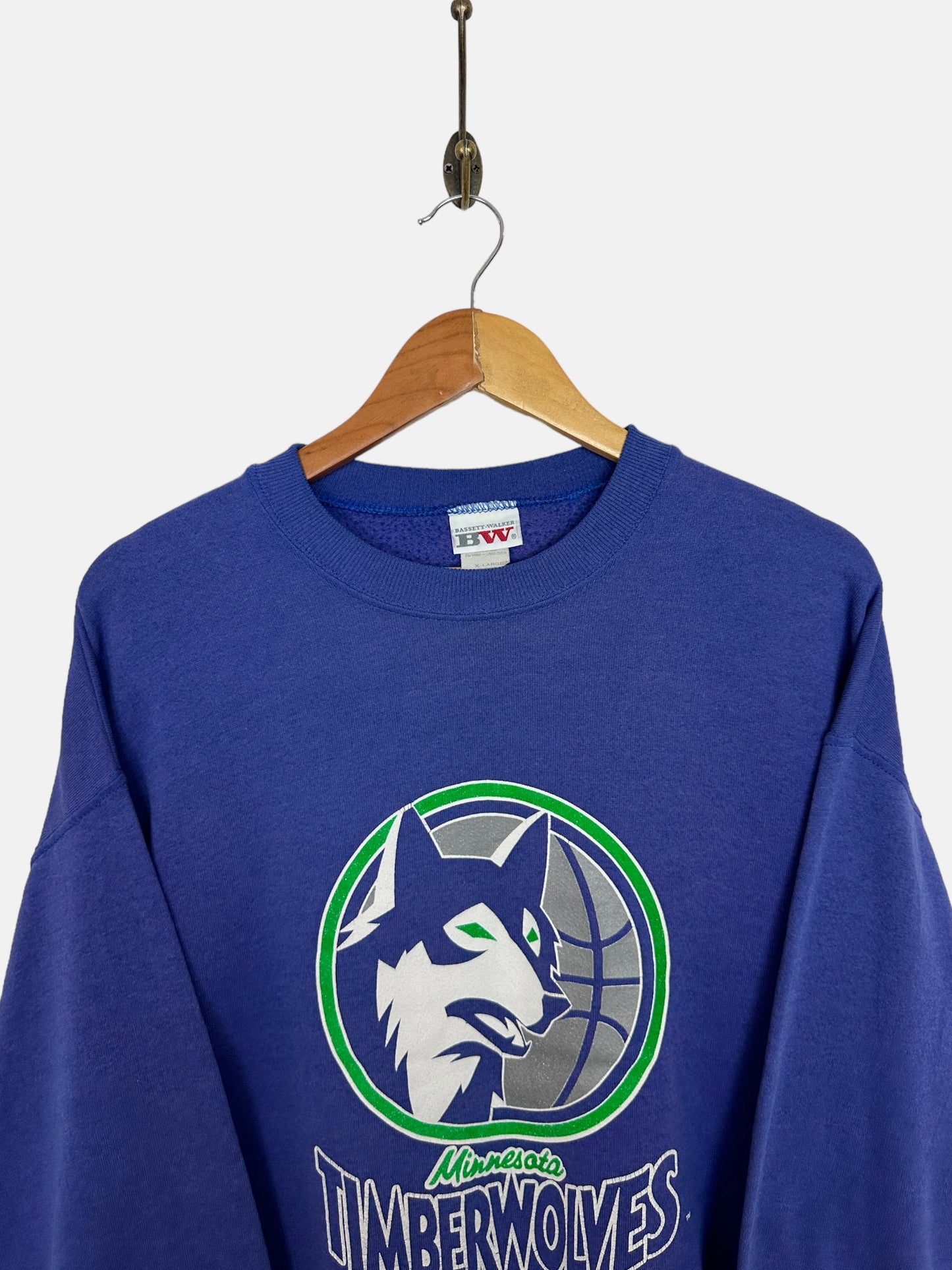 90's Minnesota Timberwolves Vintage Sweatshirt Size L