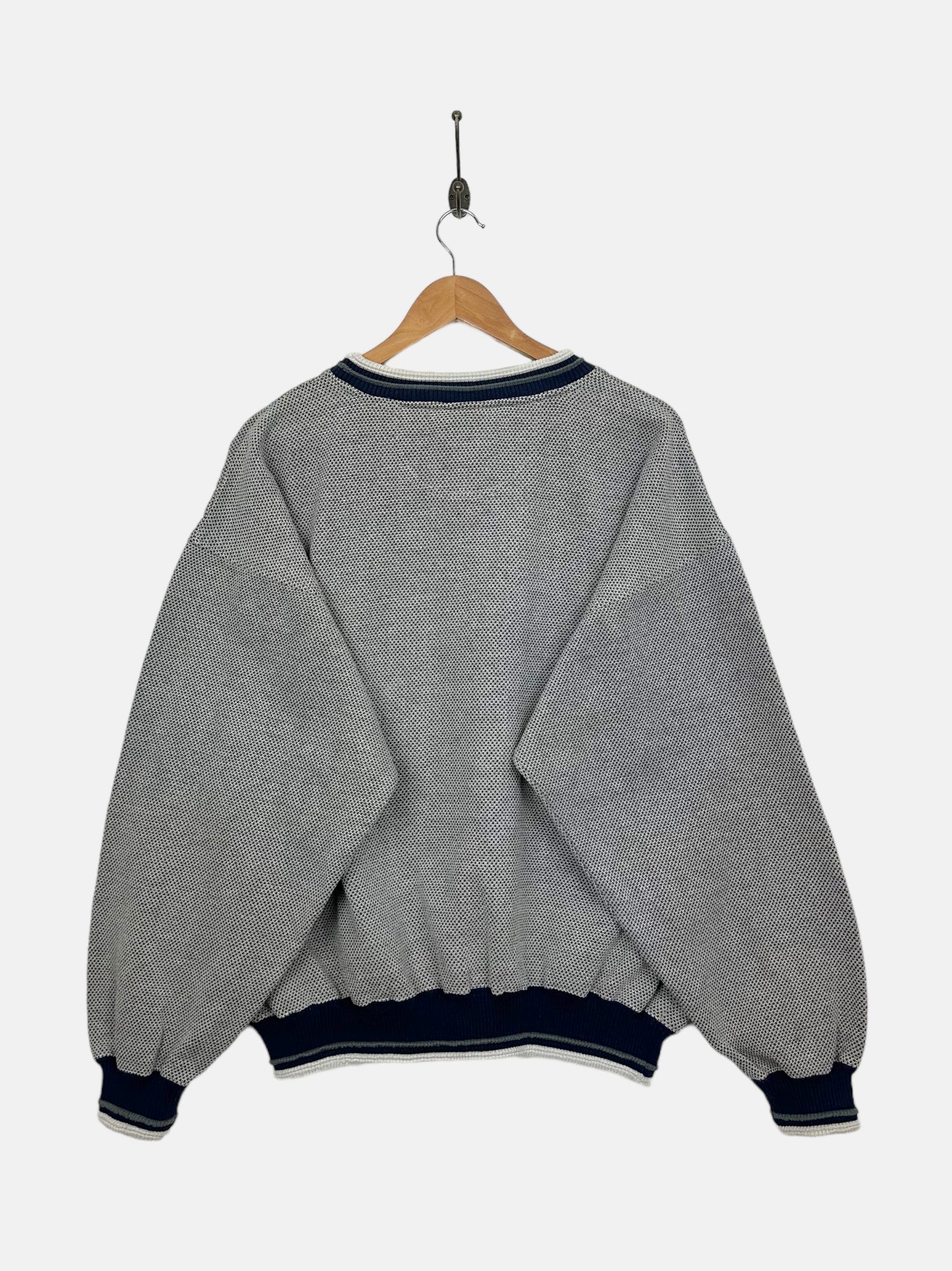 90's Duke Blue Devils Embroidered Vintage Sweatshirt Size L