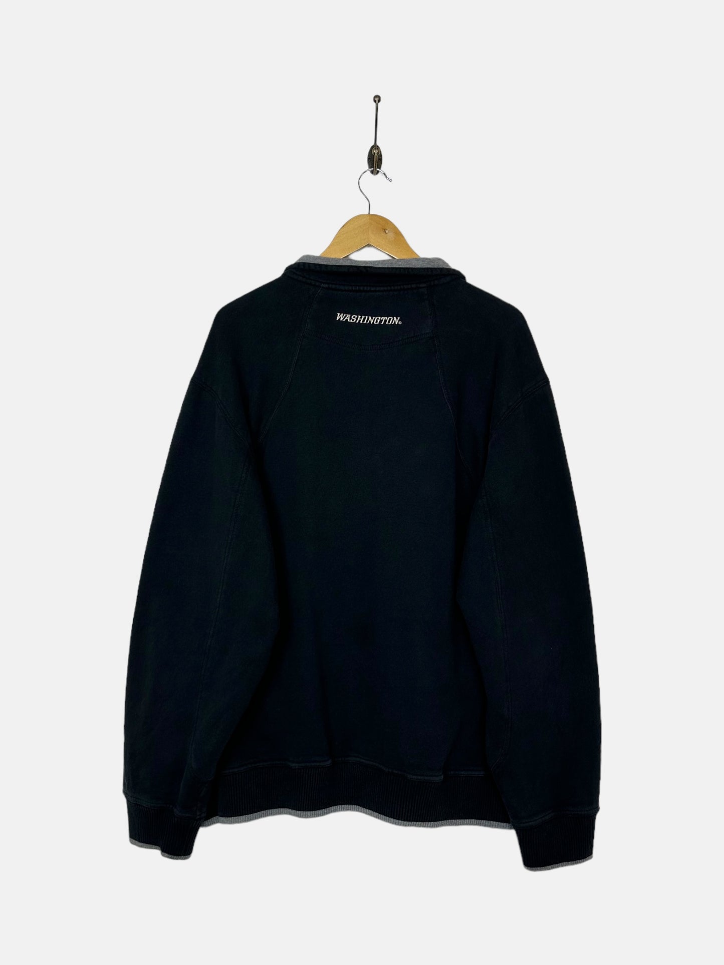 90's Nike Washington Embroidered Vintage Quarterzip Sweatshirt Size XL