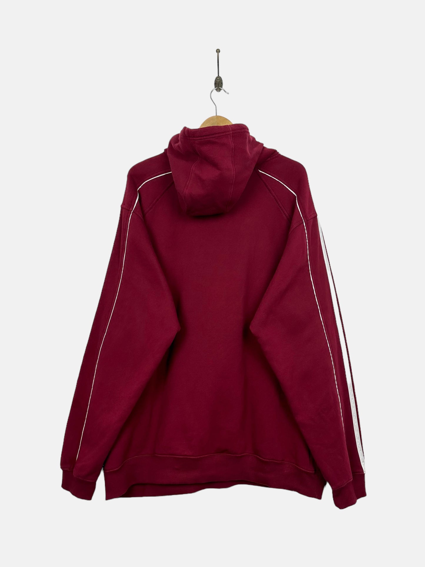 90's Adidas Embroidered Vintage Hoodie Size 2XL