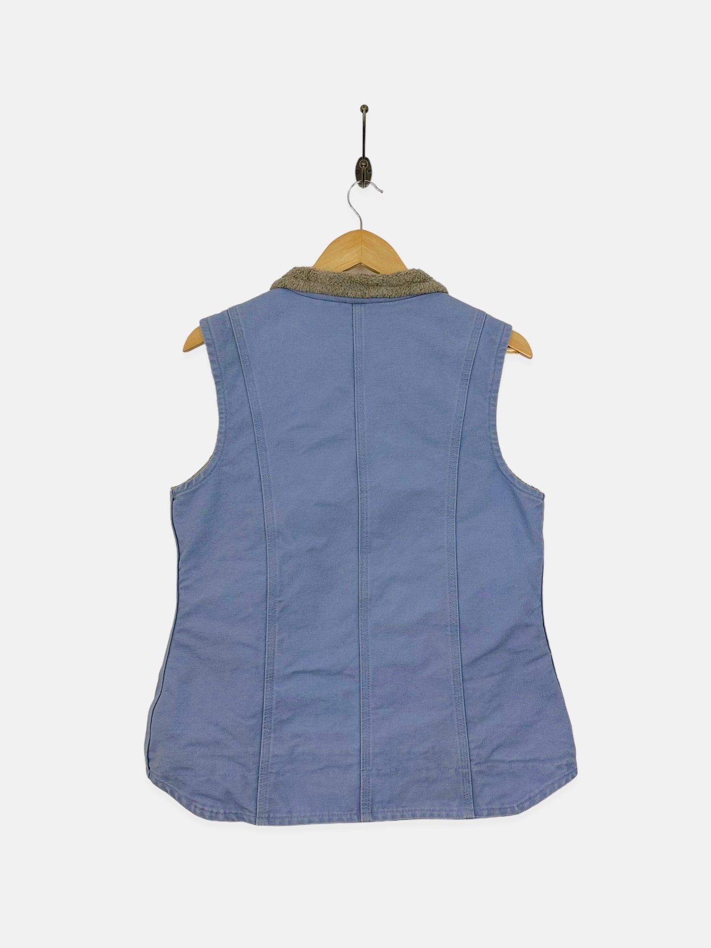 90's Carhartt Heavy Duty Vintage Sherpa Lined Vest Size 8-10