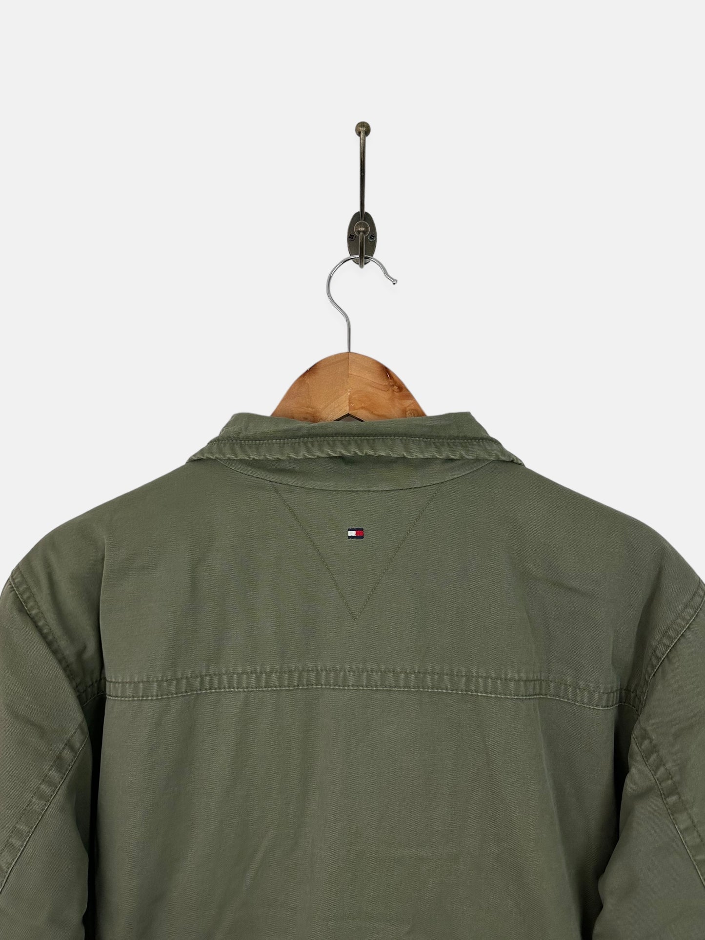 90's Tommy Hilfiger Embroidered Vintage Thick Jacket Size S