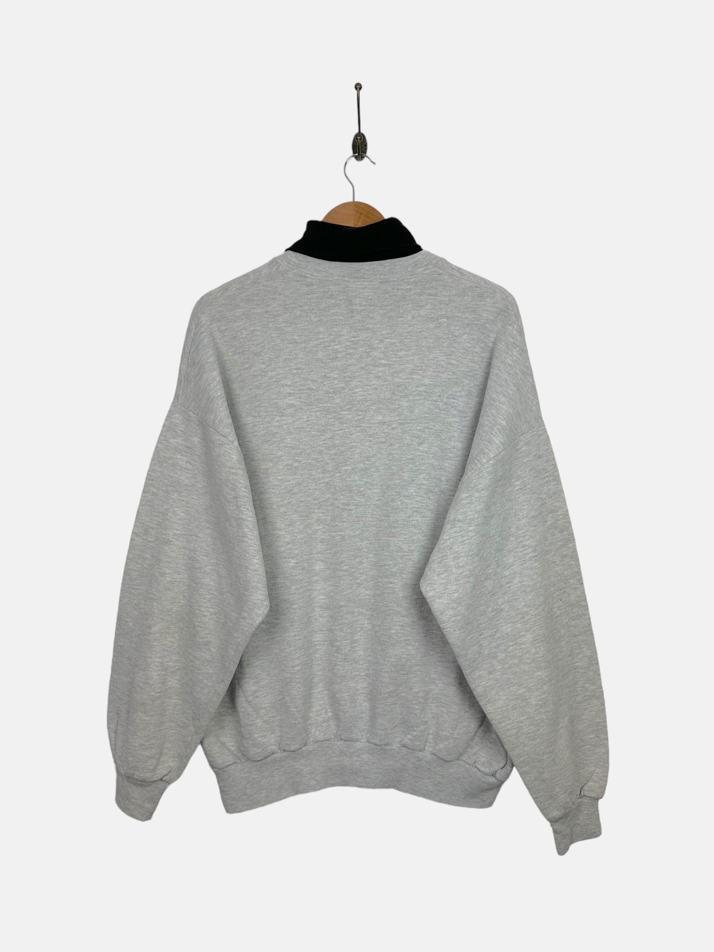 90's Philadelphia Eagles NFL Embroidered Vintage Mock-Neck Sweatshirt Size XL