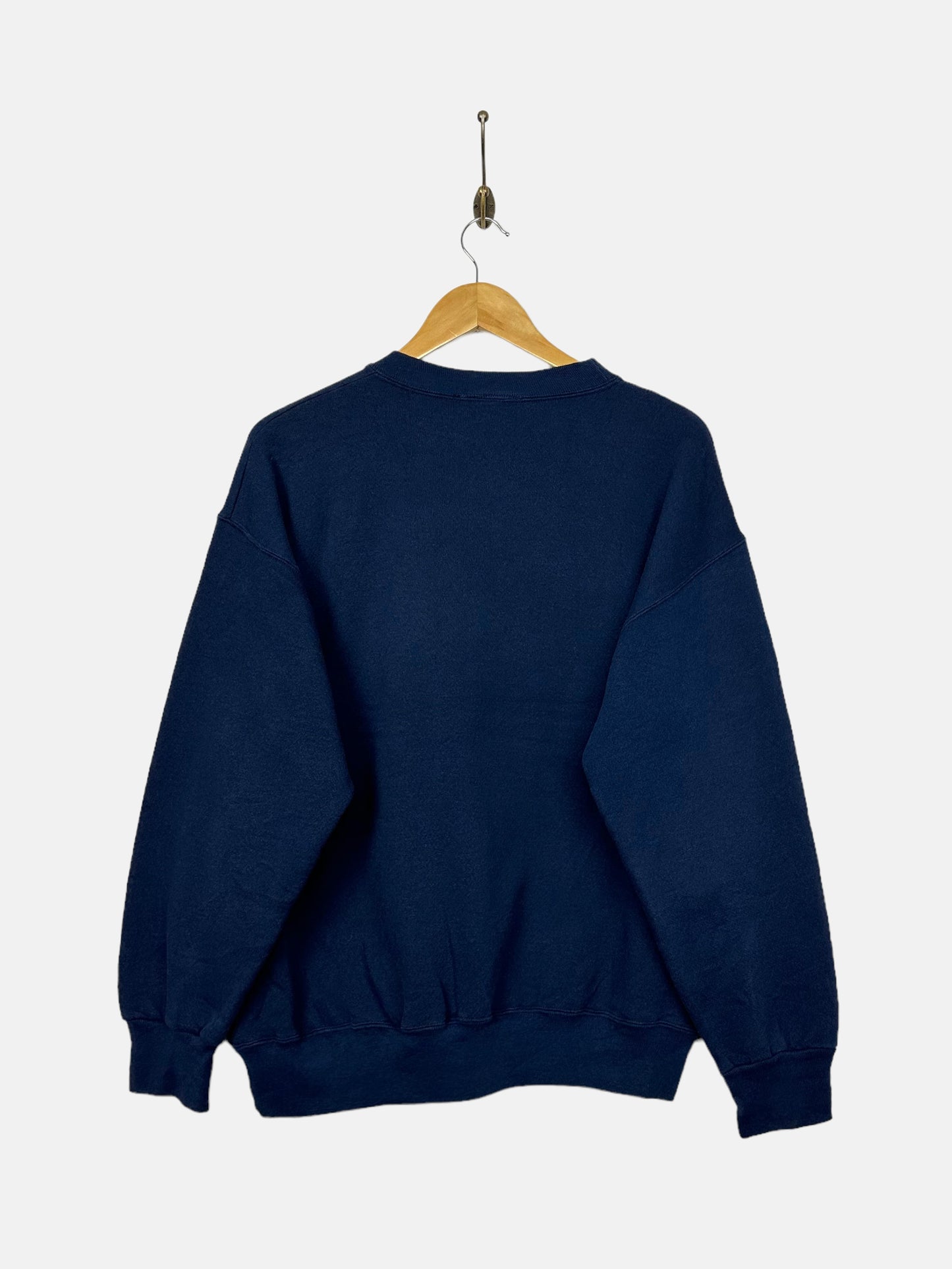 90's Notre Dame University USA Made Embroidered Vintage Sweatshirt Size M-L