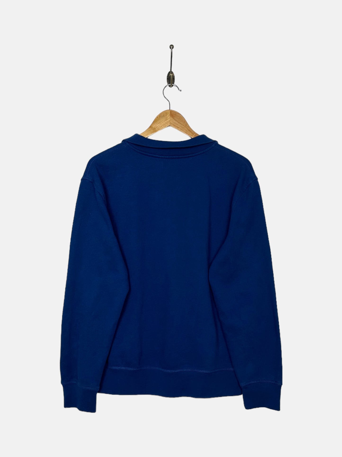 90's Nautica Embroidered Vintage Quarter-zip Sweatshirt Size S