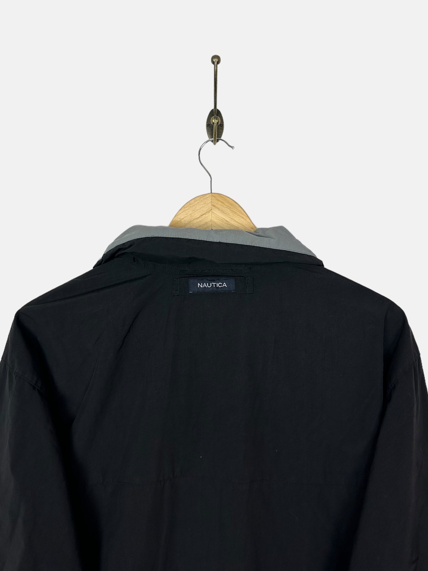 90's Nautica Embroidered Vintage Jacket with Hood Size L