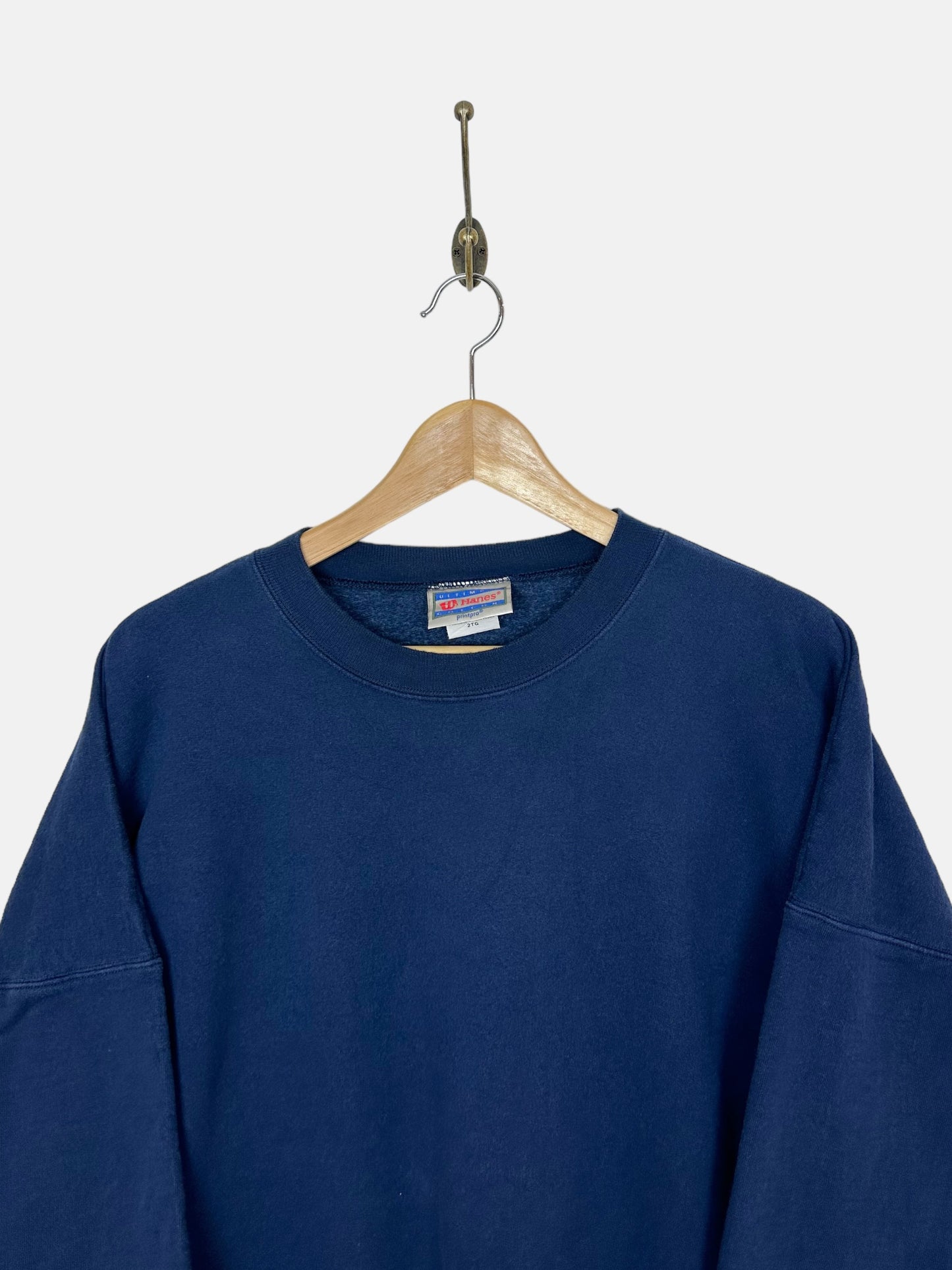 90's Blank Navy Vintage Sweatshirt Size XL