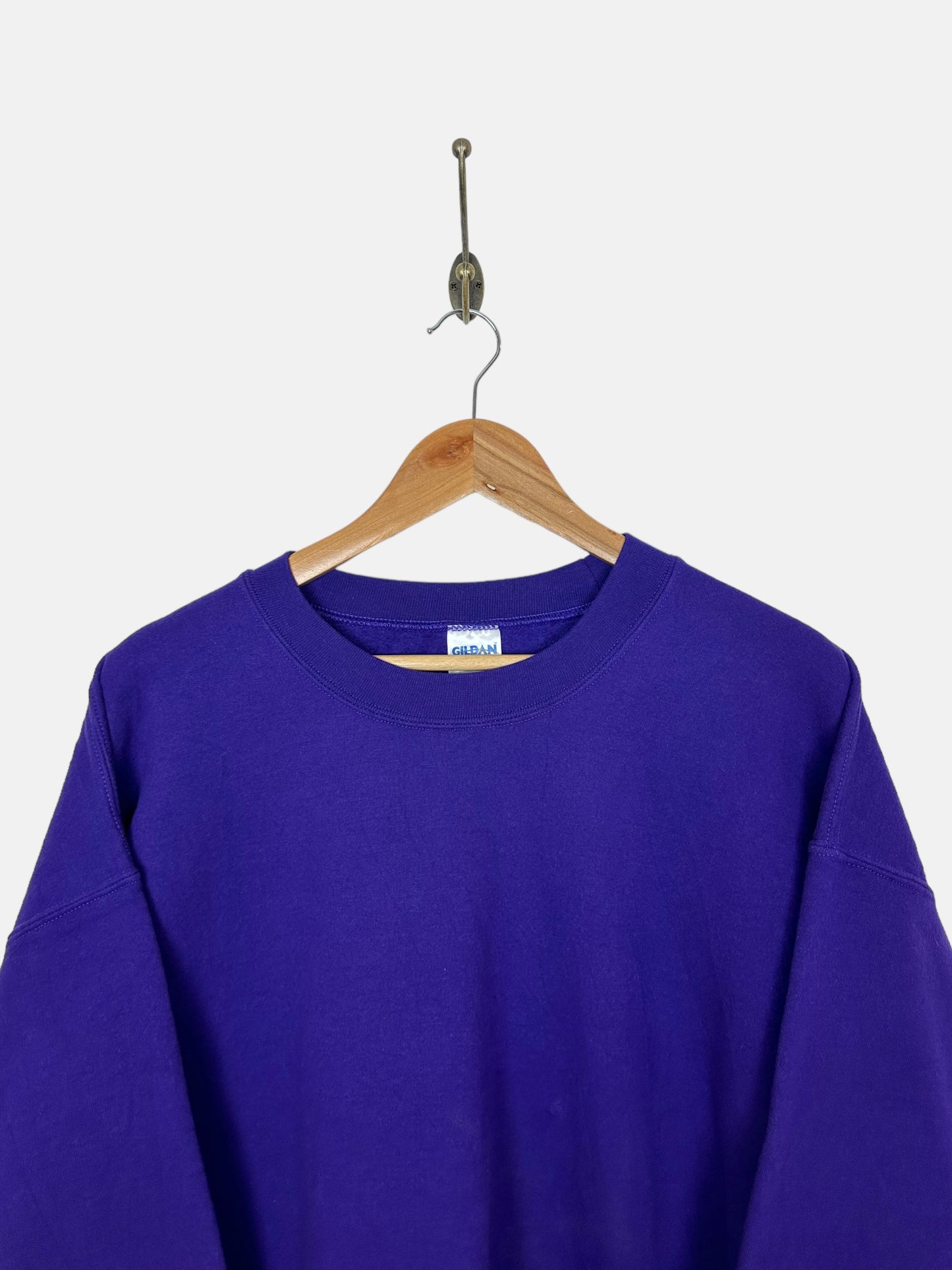 90's Blank Purple Vintage Sweatshirt Size L