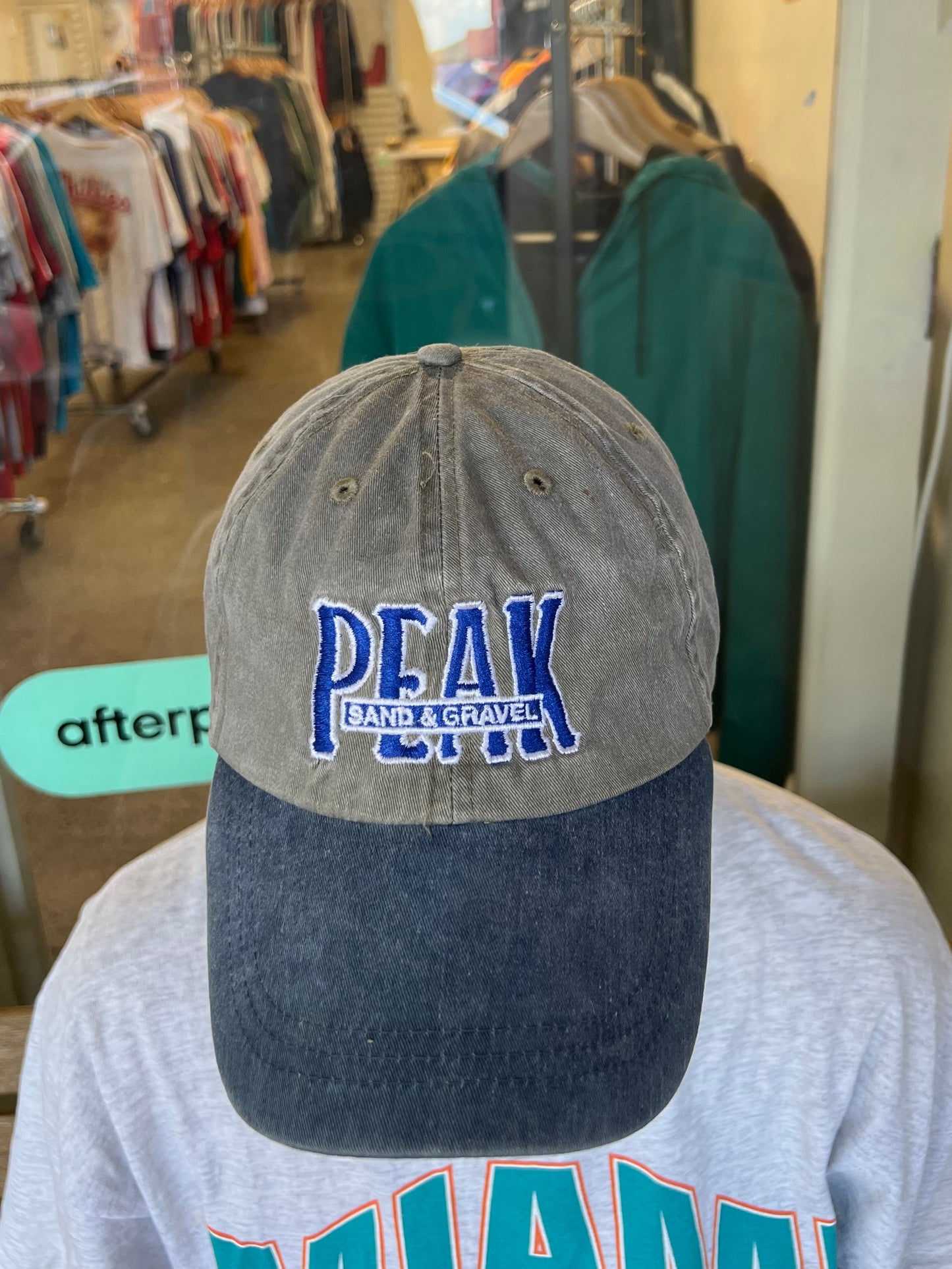 90's Peak Sand & Gravel Embroidered Vintage Cap