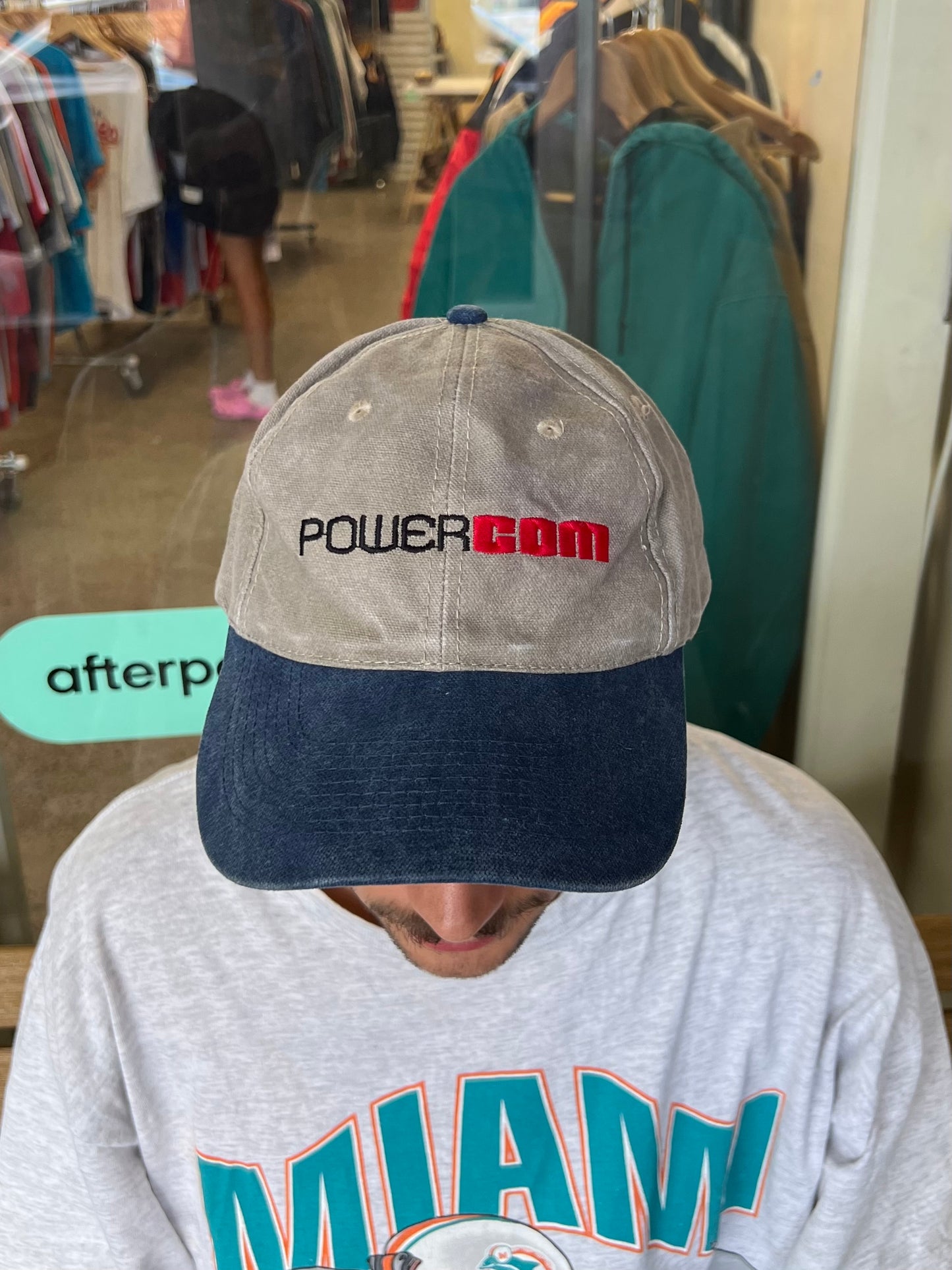 90's PowerCom Embroidered Vintage Cap