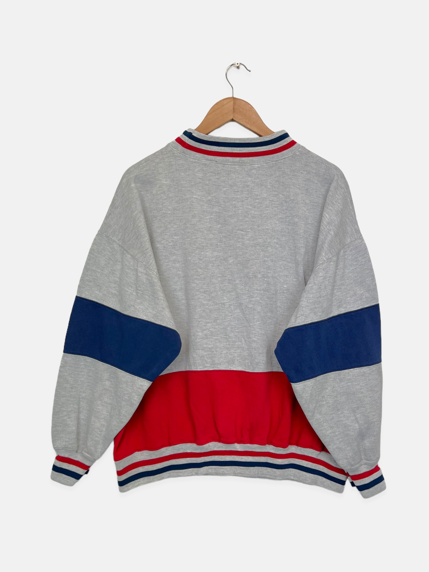 90's Colour-Block Vintage Sweatshirt Size M