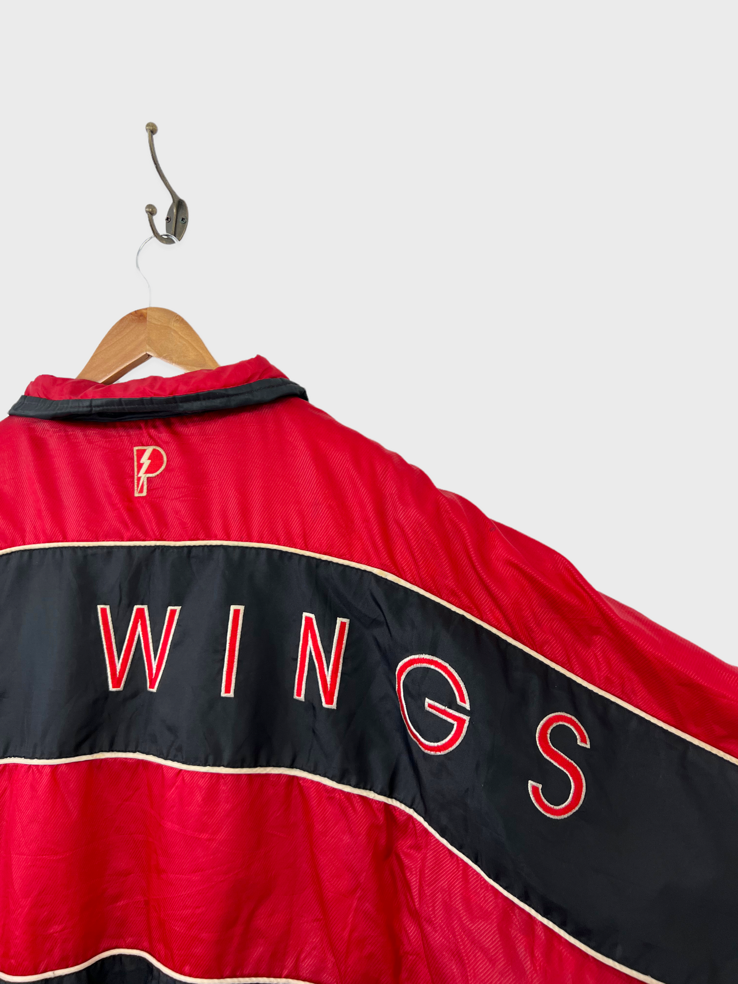 90's Detroit Redwings NHL Embroidered Vintage Puffer Jacket Size XL