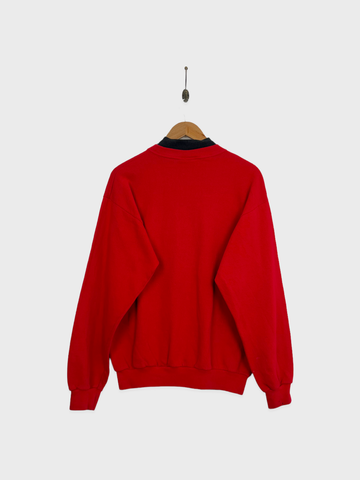 90's Washington USA Made Embroidered Vintage Mock-Neck Sweatshirt Size 10