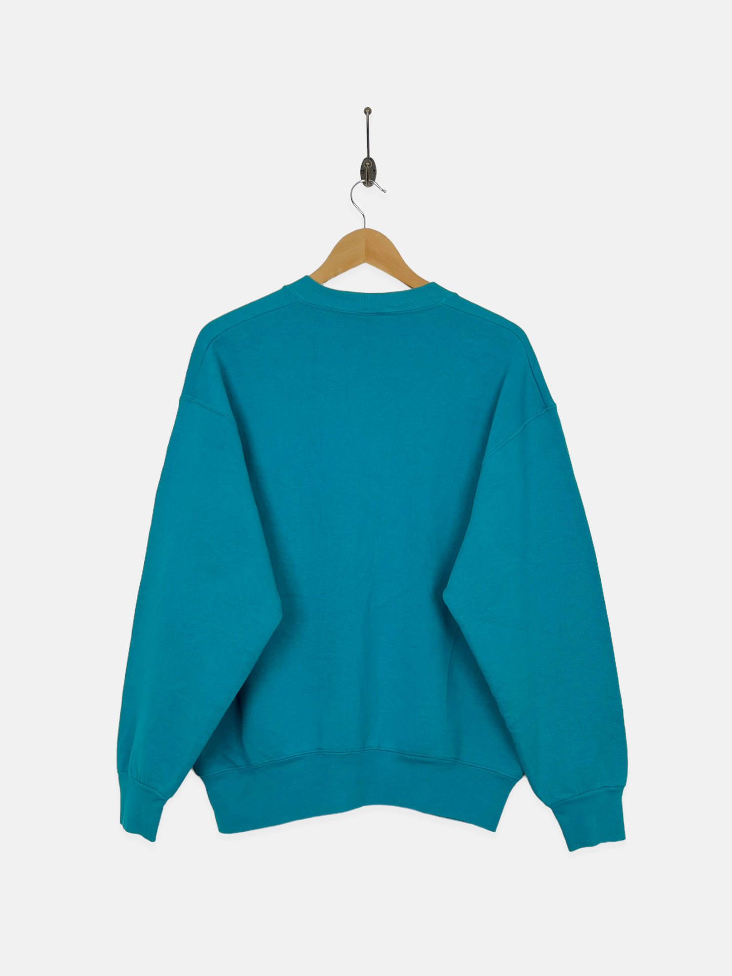 90's Eagle Flight USA Made Embroidered Vintage Sweatshirt Size M-L