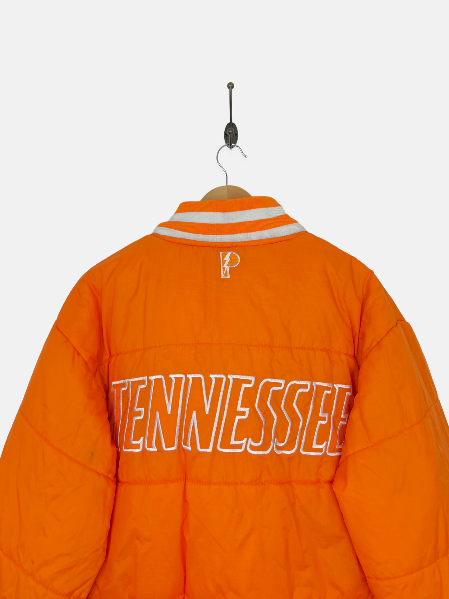 90's Tennessee University Embroidered Reversible Puffer Jacket with Hood Size M-L