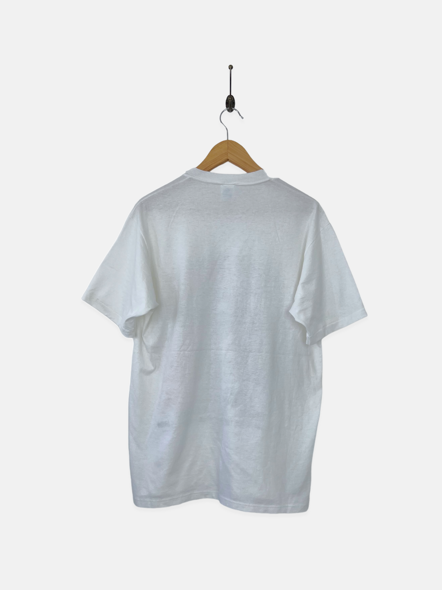 1990 NFL Super Bowl Giants vs Bills USA Made Vintage T-Shirt Size M