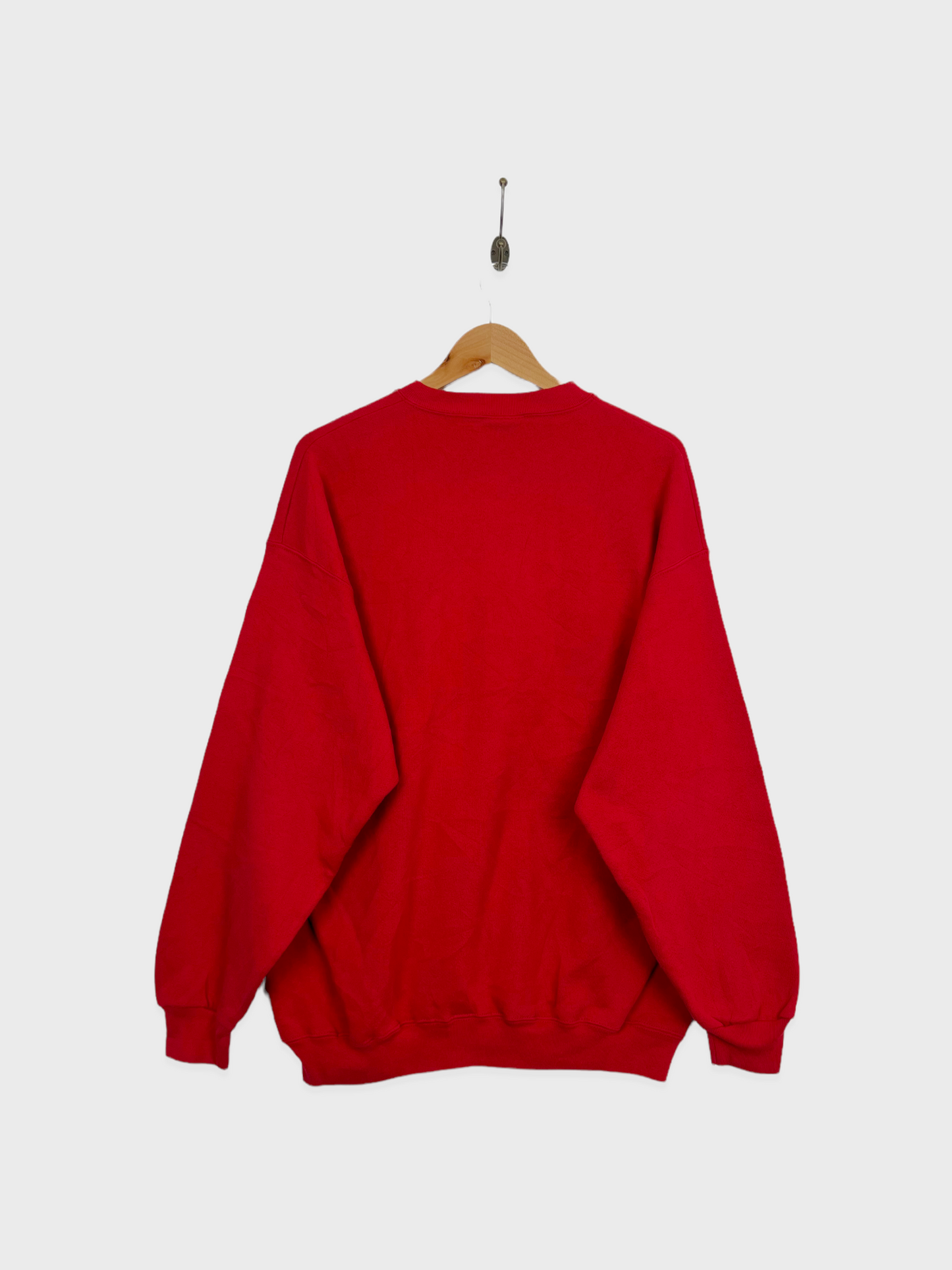 90's Indiana Uni USA Made Embroidered Vintage Sweatshirt Size L-XL