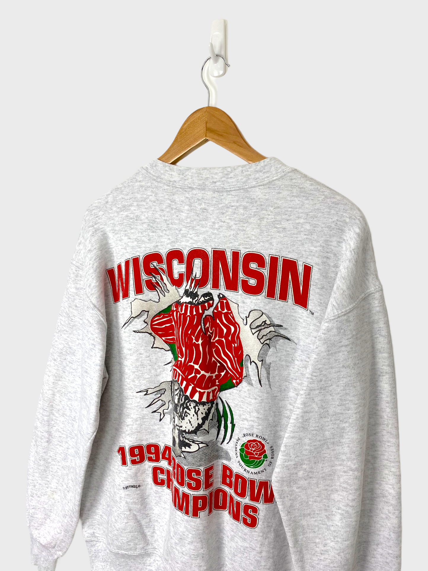 1994 Wisconsin Badgers USA Made Vintage Sweatshirt Size 10