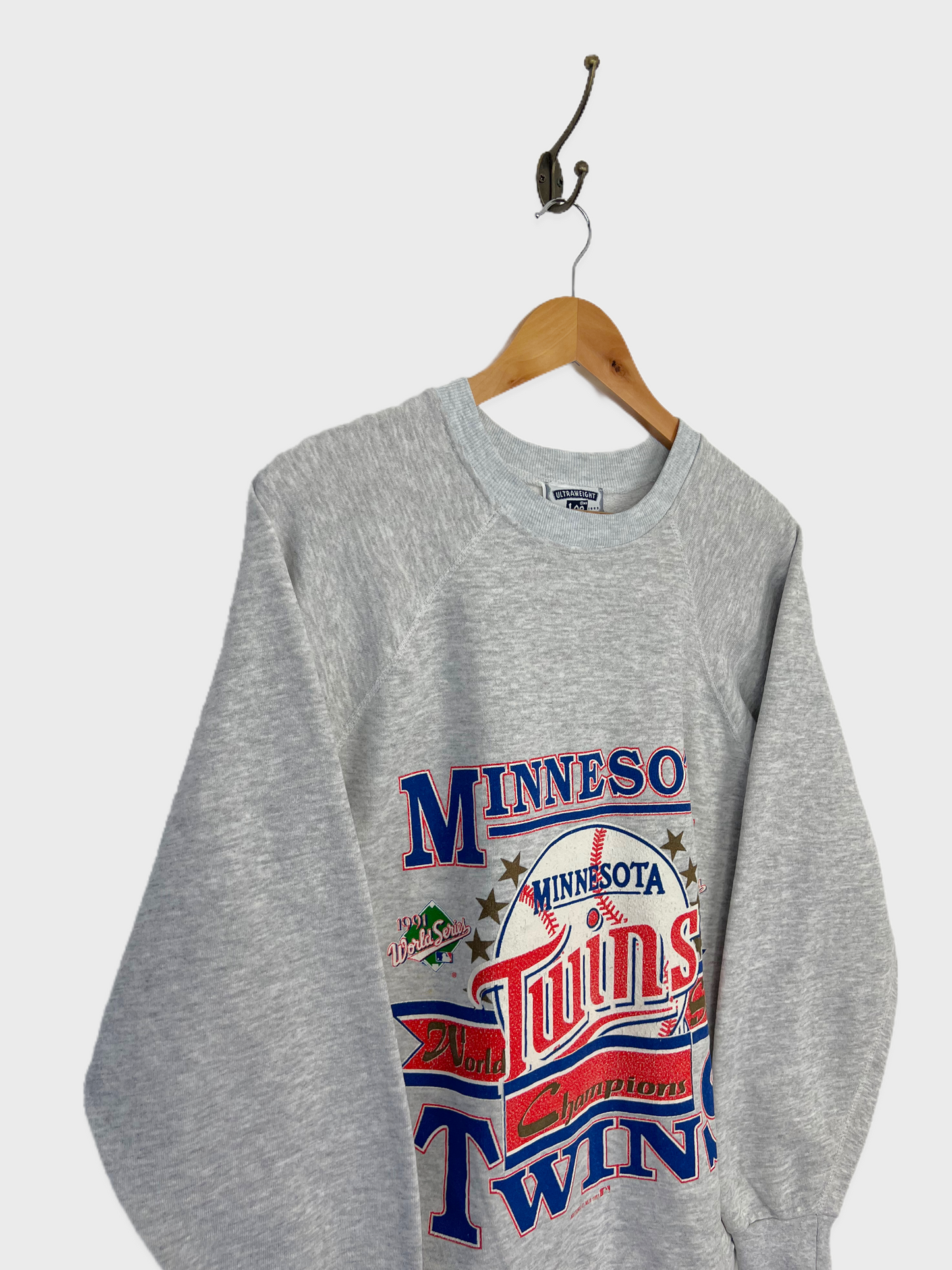 90's Minnesota Twins MLB USA Made Vintage Sweatshirt Size 12