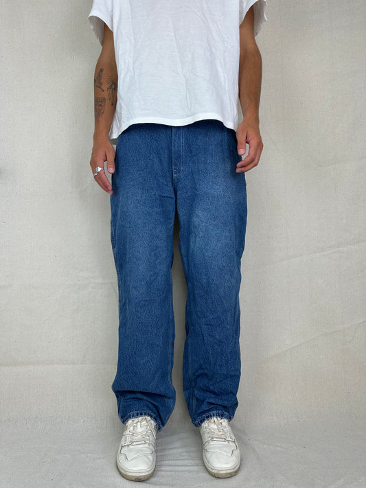 90's Carhartt Vintage Heavy Duty Carpenter Jeans Size 34x31