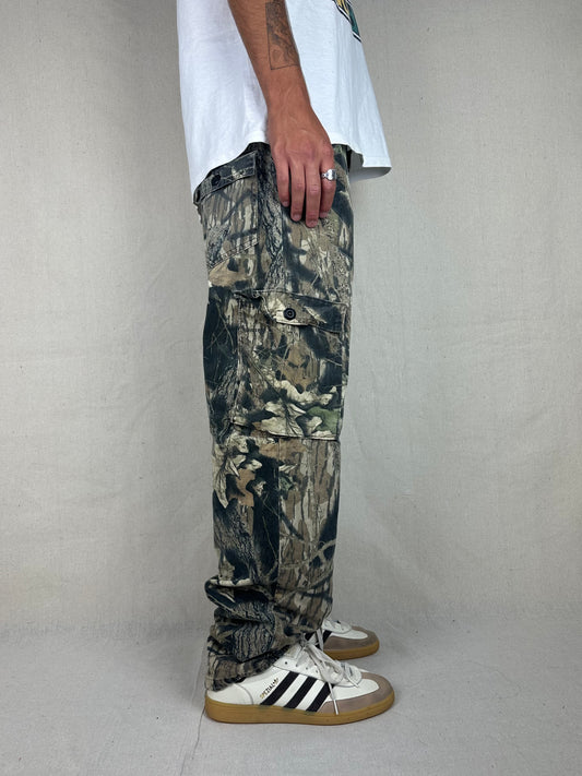 90's Realtree Camo USA Made Vintage Cargo Pants Size 37x32