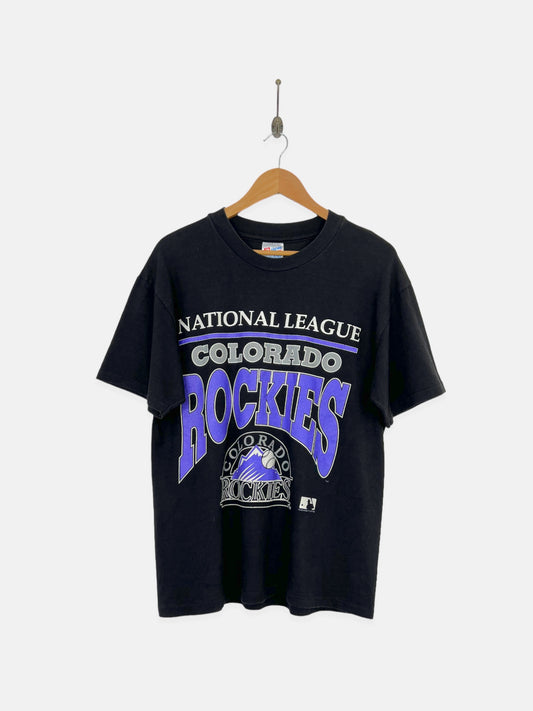 1992 Colorado Rockies MLB USA Made Vintage T-Shirt Size 12