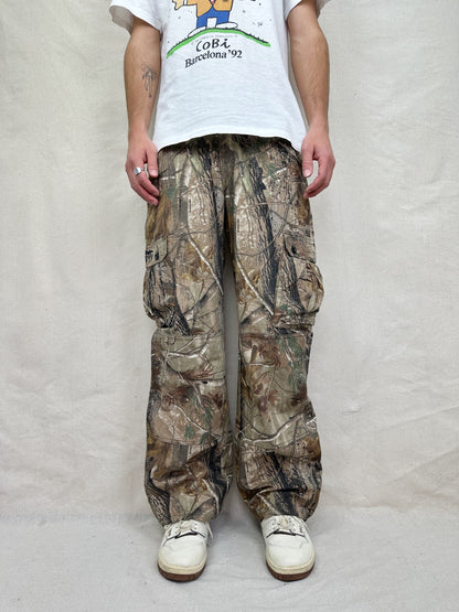 90's Realtree Camo Vintage Cargo Pants Size 31x33
