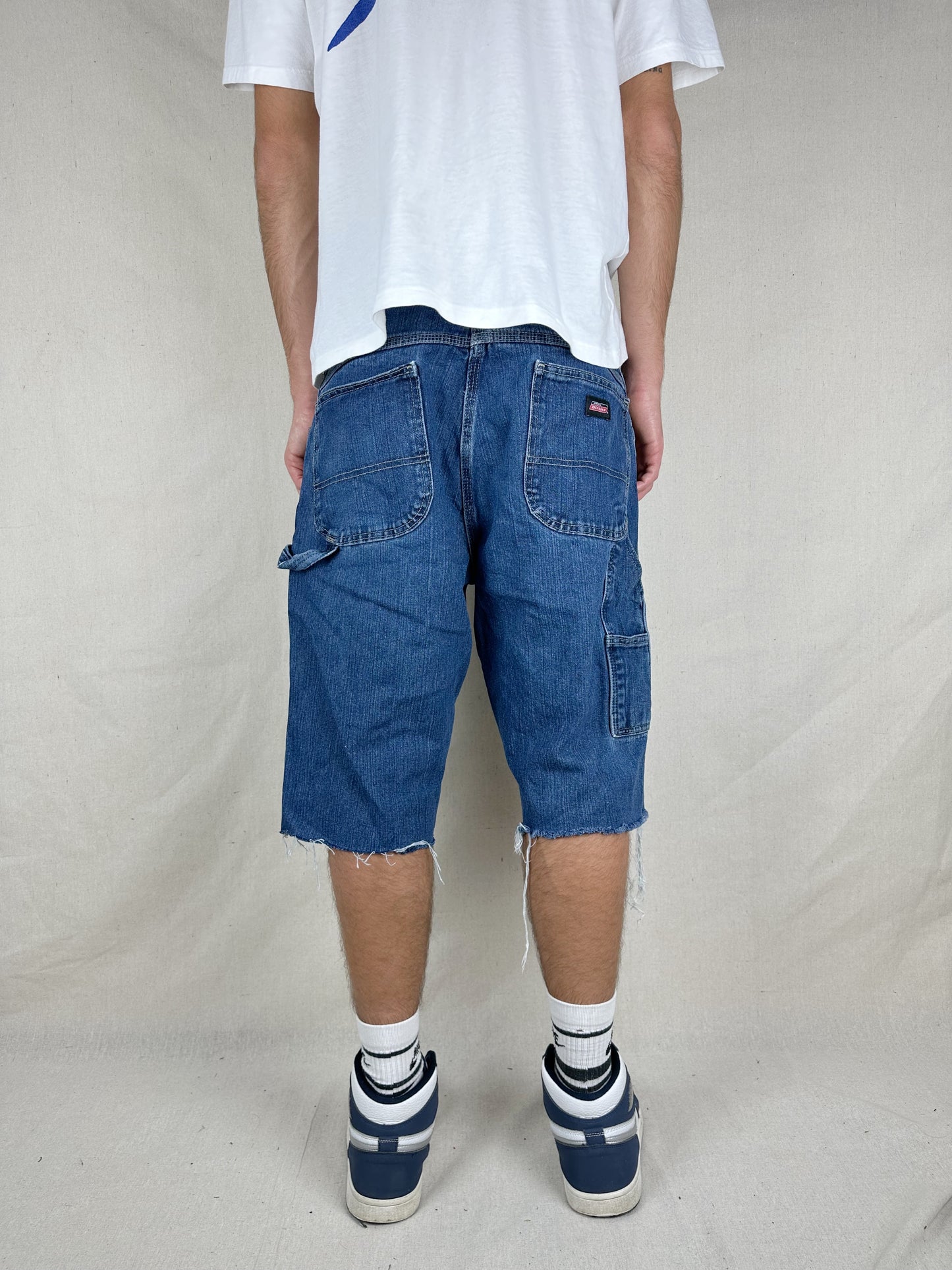 90's Dickies Vintage Carpenter Jean Shorts Size 38"