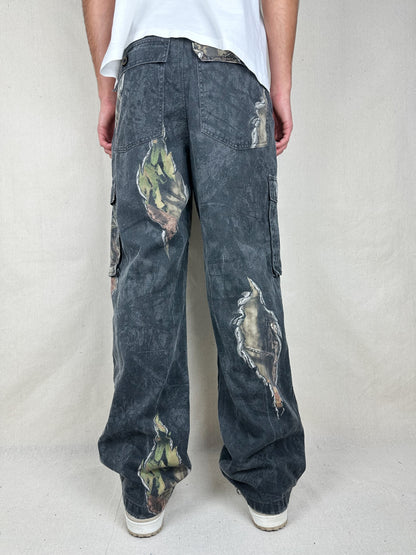 90's Mossy Oak Realtree Camo Vintage Cargo Pants Size 32x32