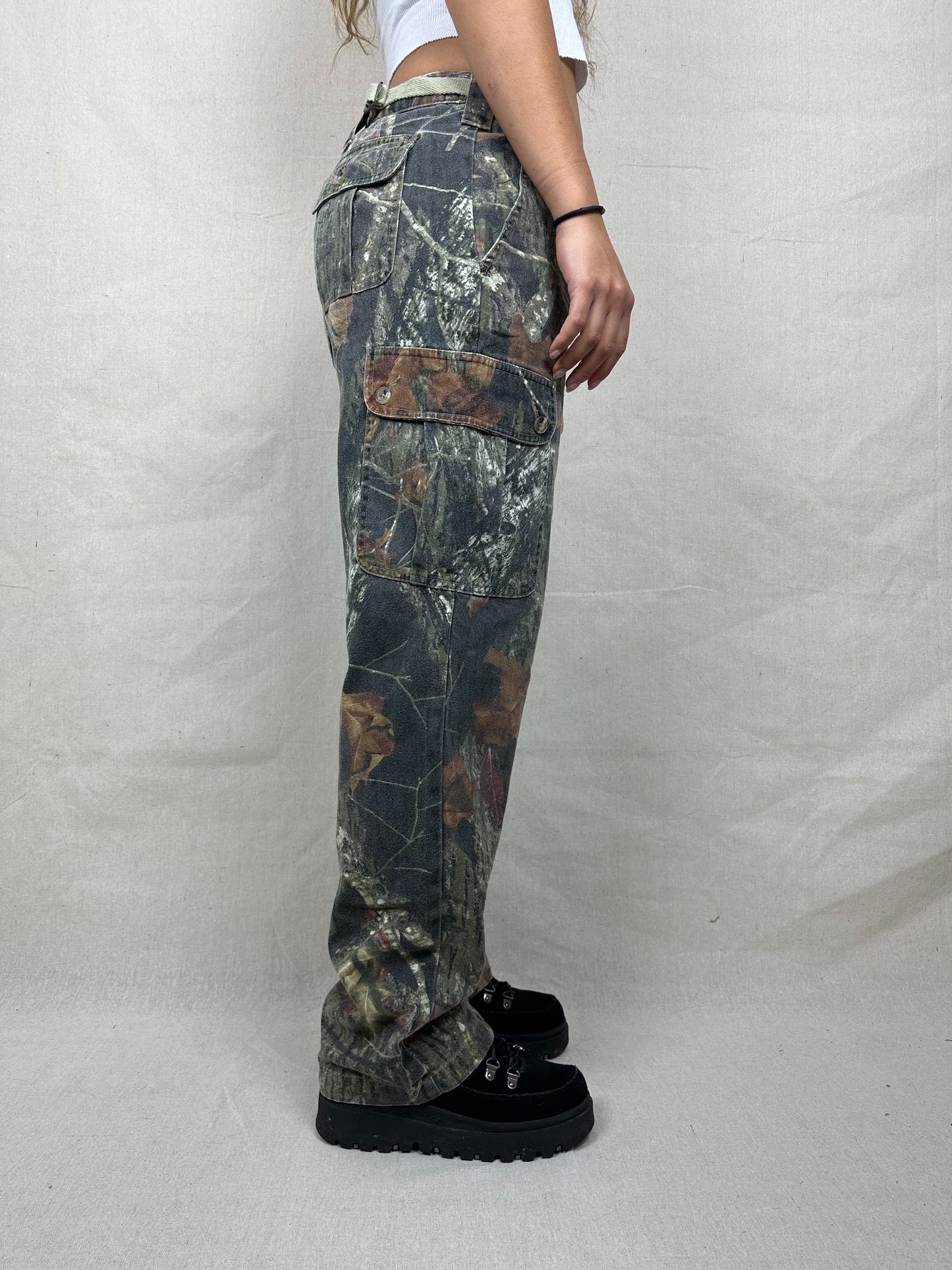 90's Realtree Camo Vintage Cargo Pants Size 30x31