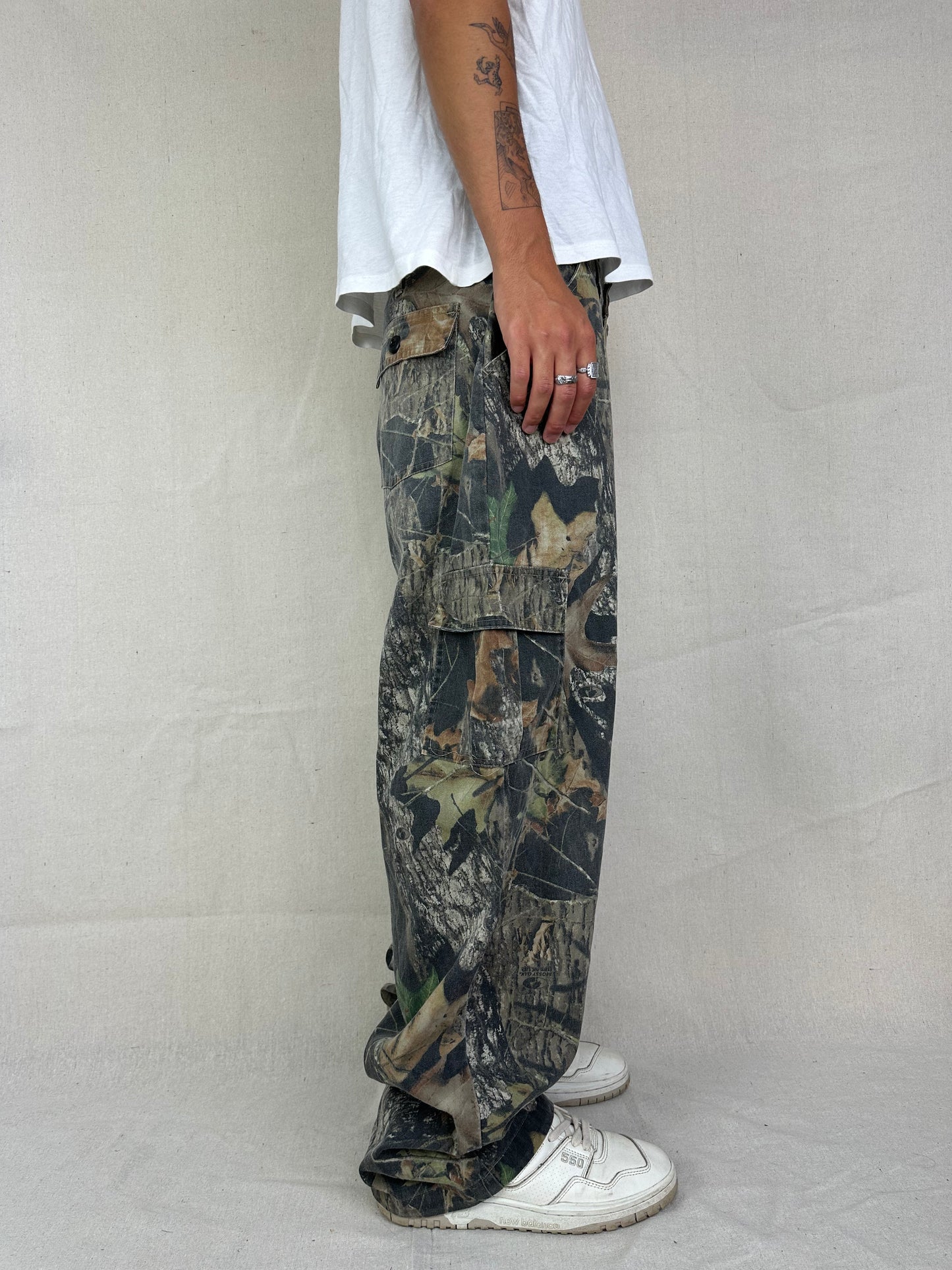 90's Realtree Camo Vintage Cargo Pants Size 36x33