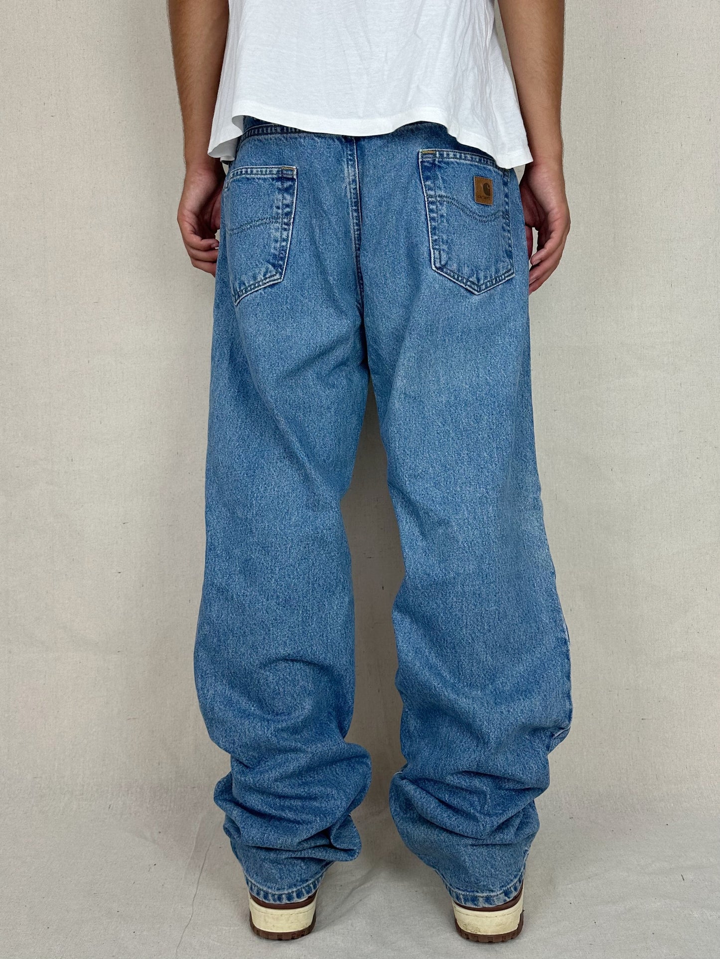 90's Carhartt Heavy Duty Vintage Jeans Size 38x35