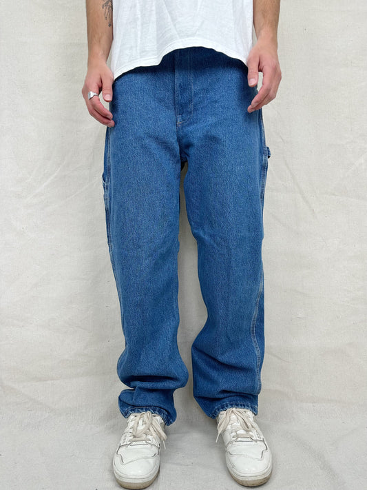 90's Dickies Heavy Duty Vintage Carpenter Jeans Size 35x32