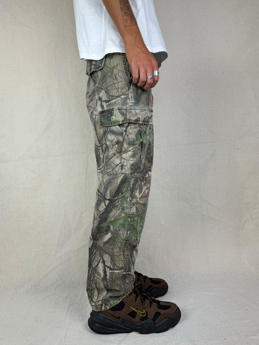 90's Realtree Camo Vintage Cargo Pants Size 33x30