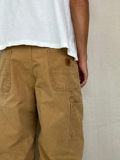 90's Carhartt Vintage Heavy Duty Carpenter Jeans Size 32x30