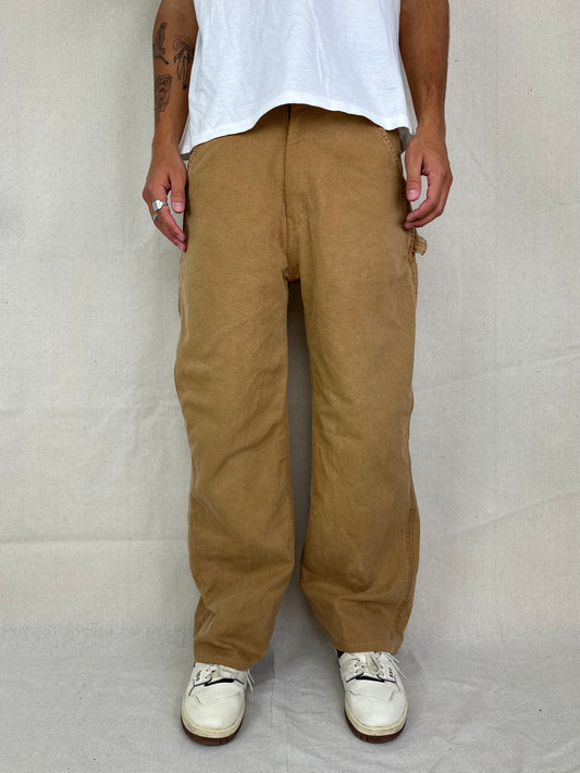 90's Carhartt Vintage Heavy Duty Carpenter Jeans Size 32x30