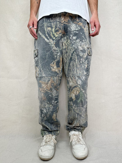 90's Realtree Camo Vintage Cargo Pants Size 35x30