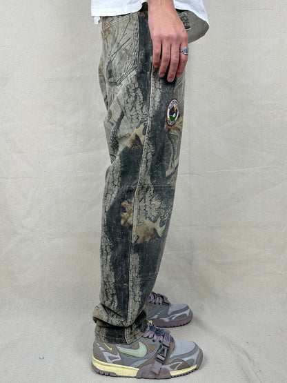 90's Wrangler Realtree Camo Double Knee Vintage Jeans Size 34x34