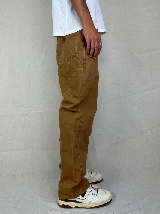 90's Carhartt Vintage Heavy Duty Carpenter Jeans Size 32x31