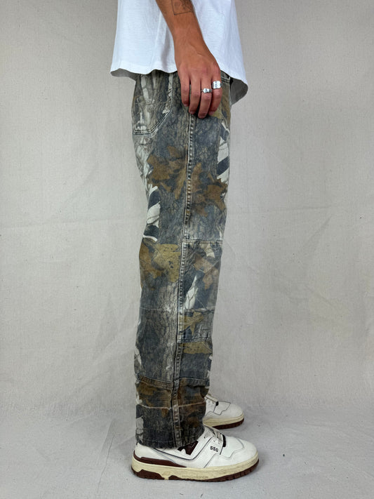 90's Wrangler Realtree Camo Vintage Denim Jeans Size 33x30
