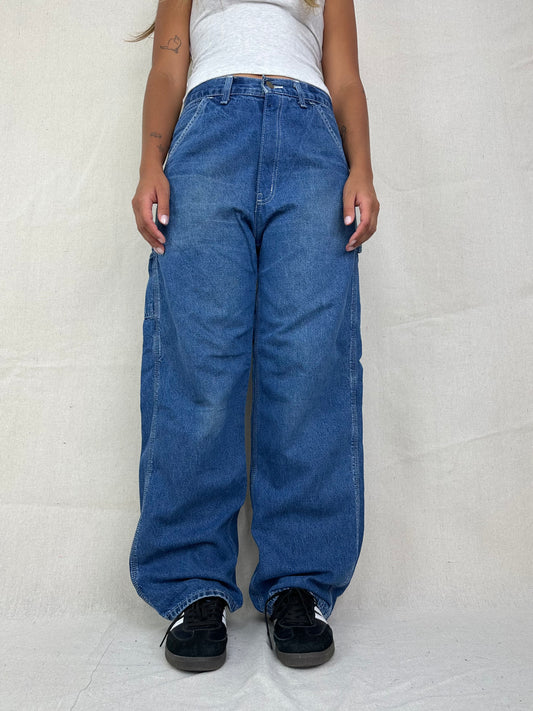 90's Carhartt USA Made Vintage Carpenter Jeans Size 30x30