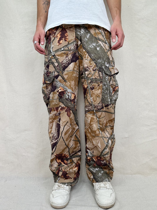 90's Realtree Camo Vintage Cargo Pants Size 31x32